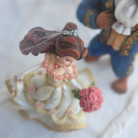 Disney Wedding Belle, Beauty and the Beast Figurines, Couture de Force Enesco - Picture 4 of 16